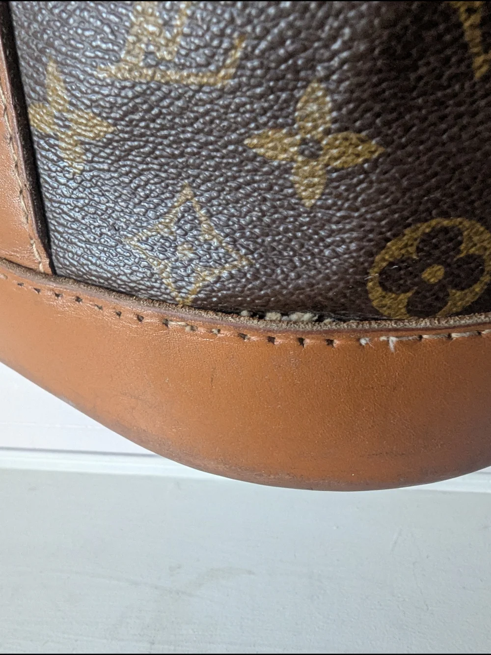 Louis Vuitton Monogram Canvas Brown Top-Handle Bag